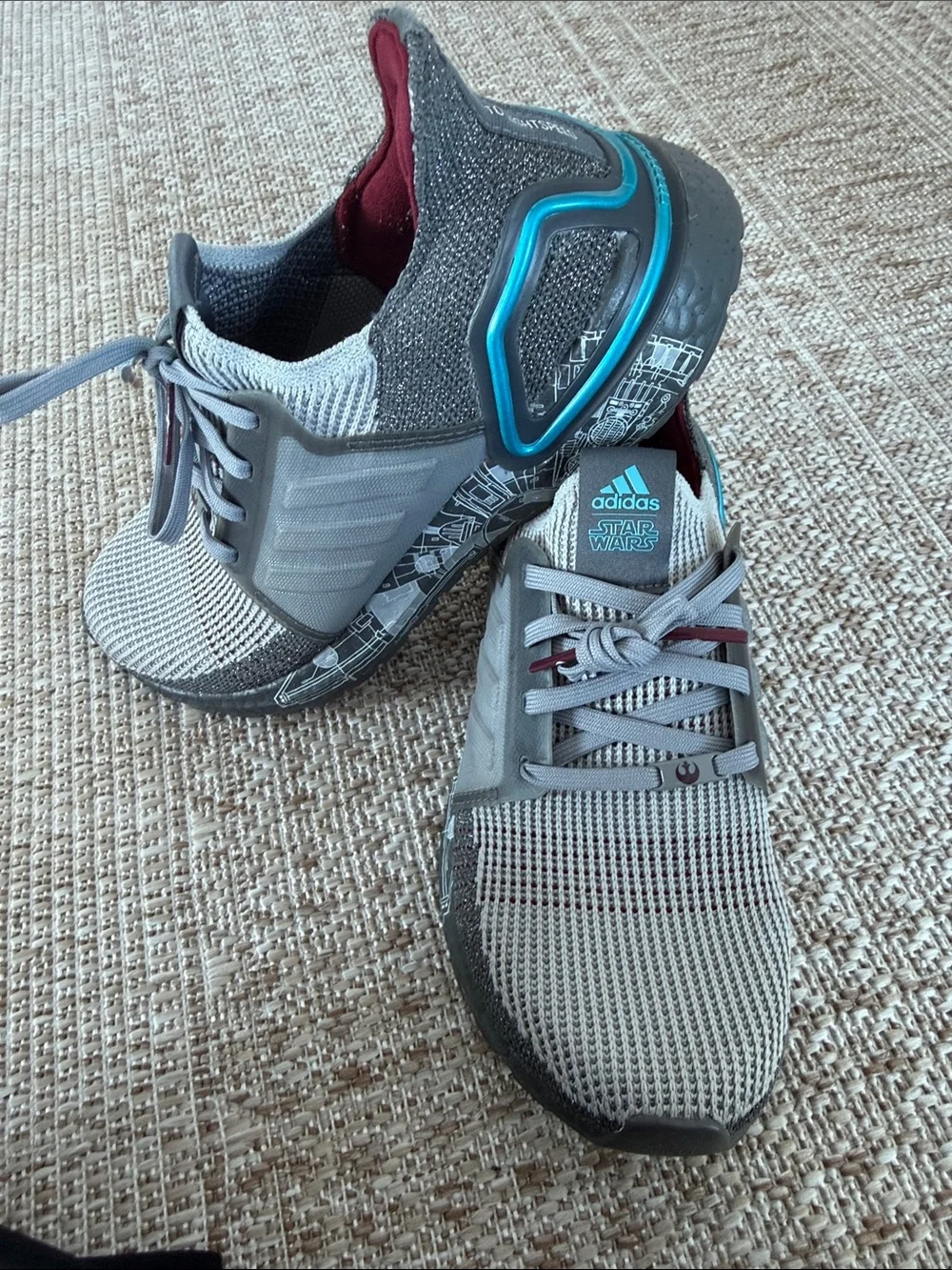 Adidas Ultraboost 20 Star Wars Millennium Falcon Sneakers Size 7.5